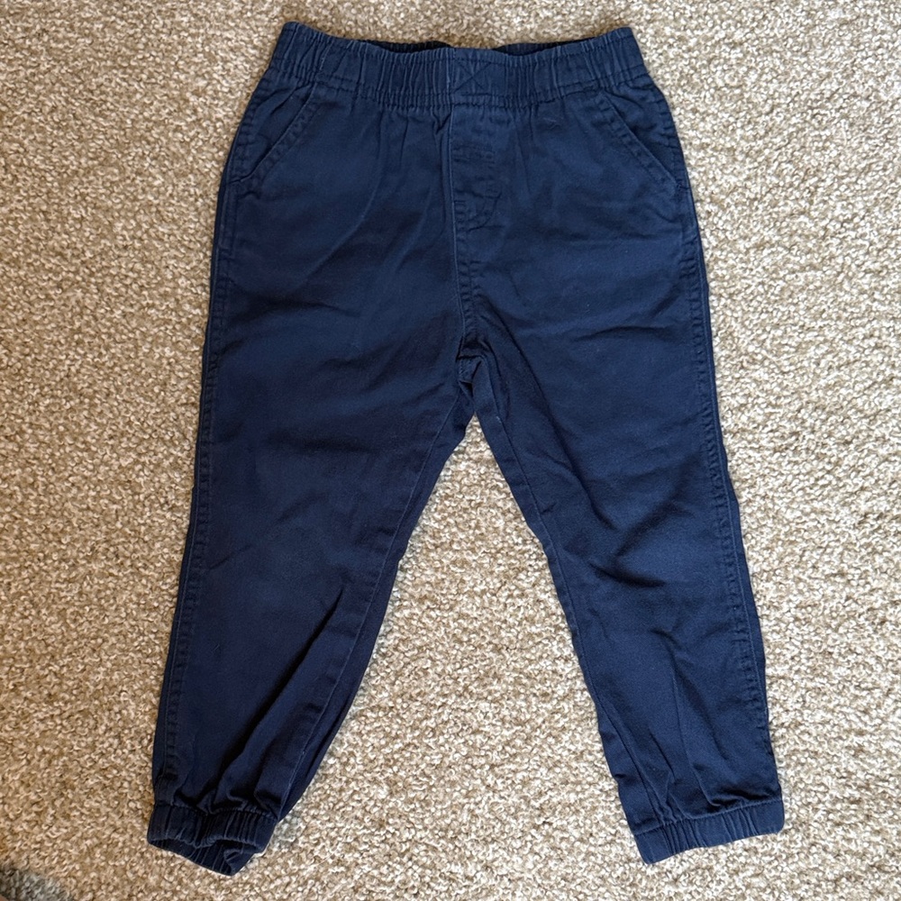 Navy Blue Kids Jogger Pants